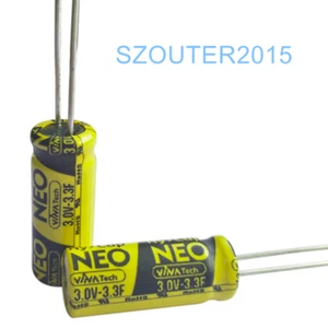 1 pieza 3V 3.3F VEC3R0335QG Supercondensador Faradio Condensador 8mm*20mm 3V 3.3F NUEVO - Imagen 1 de 1