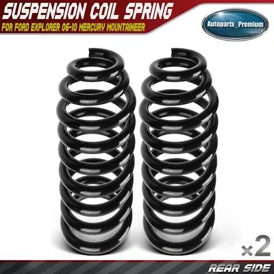 2x Muelles helicoidales traseros izquierdo y derecho para Ford Explorer Mercury Mountaineer 06-10 Foto 1 de 4