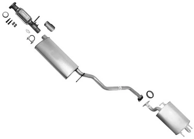 Resonador medio catalítico trasero y sistema de escape silenciador para 06/00-03 RX300 Foto 1 de 4