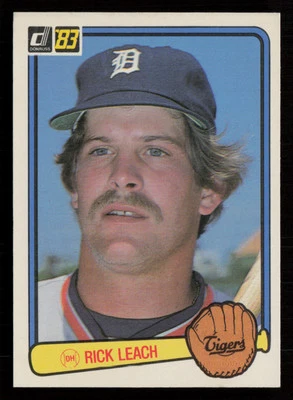 Rick Leach 1983 Donruss #81 Detroit Tigers Baseball Card - Image 1 of 2