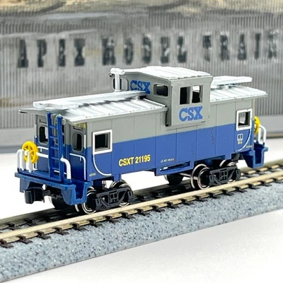 Bachmann N Scale CSX Wide Vision Cupola Caboose CSXT 21195 - Image 1 of 4