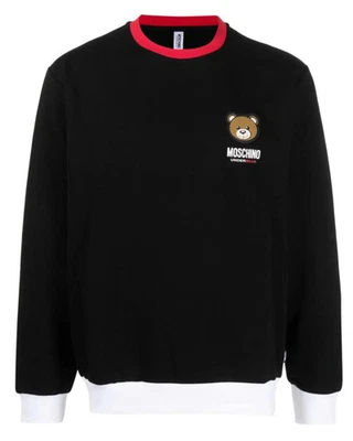 Sudadera Moschino Underbear Sudaderas con Capucha Hombre Algodón Negro Foto 1 de 4