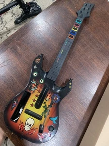 Nintendo Wii Guitar Hero World Tour Sunburst Guitar Red Octane 95455.805 Tested - Picture 1 of 5
