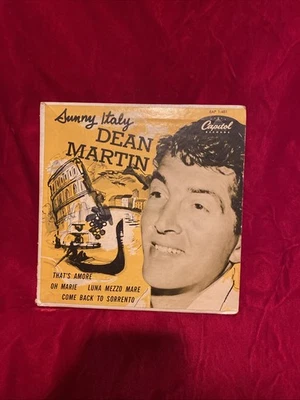 Dean Martin - Sunny Italy EP 7" G Vinyl- Capitol EAP 1-481 1953 RARE! - Image 1 of 4