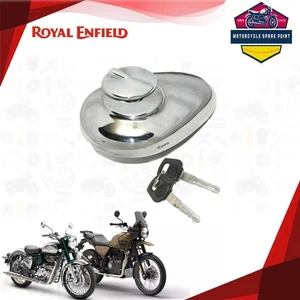 Royal Enfield Tankdeckel-Baugruppe mit Schlüsselsatz - Nr. 888057... - Picture 1 of 4