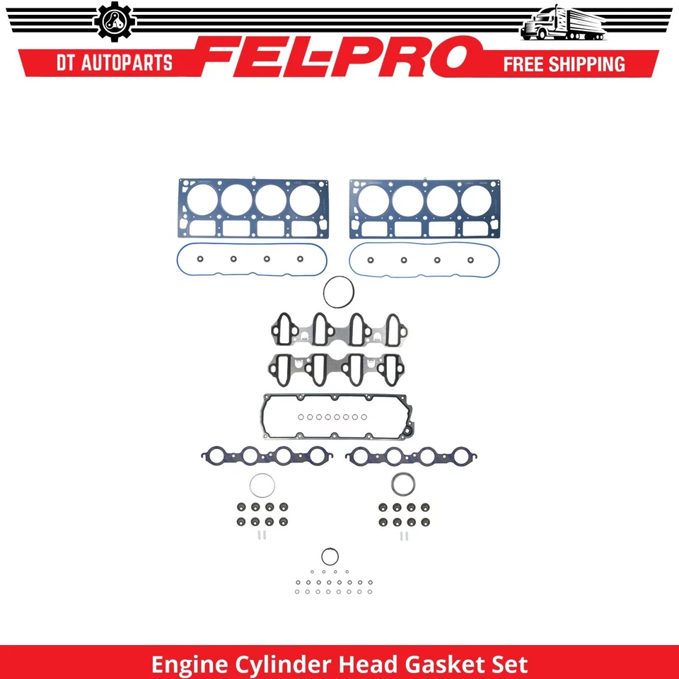 Juego de juntas de culata Fel-Pro para Chevrolet Express 2500 2008-2017 4,8 L Eng Foto 1 de 1