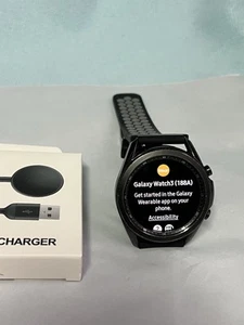Samsung Galaxy Watch3 SM-R840 45mm Stainless Steel Smartwatch Bluetooth GPS - Photo 1 sur 4
