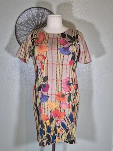 Troubadour Anthropologie Bloomline Strick Etuikleid Floral Multi Gr. M *lesen - Bild 1 von 9