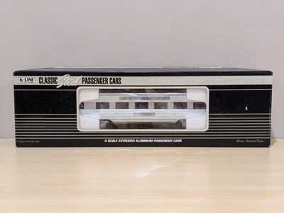 K-LINE K4630-10002 Santa Fe Vista Valley 15" Aluminum Observation Car O Scale - Image 1 of 4