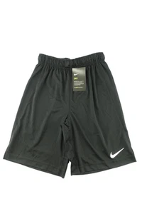 Nike NEW Dri-Fit Knit Black Boys Youth Medium Soccer Running Gym Shorts CU3458 - Picture 1 of 13