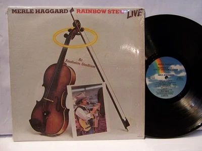 MERLE HAGGARD Rainbow Stew (Live)  1981 MCA  In Shrink  EX! - Image 1 of 2