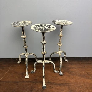 Vintage Metal Candle Holder - Rustic Metal Candle Stand - £15 Each - Picture 1 of 7