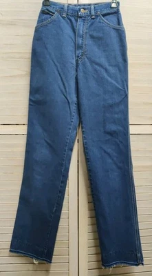 Jean Wrangler Denim No Fault Junior Talla 9 Hecho en EE. UU. Cintura Alta De Colección Años 70 Foto 1 de 4