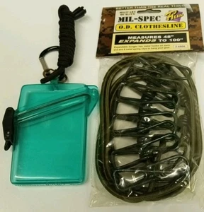 Camping/Hiking Supplies Witz Keep It Clear Case & Bungee Clothesline - Picture 1 of 5