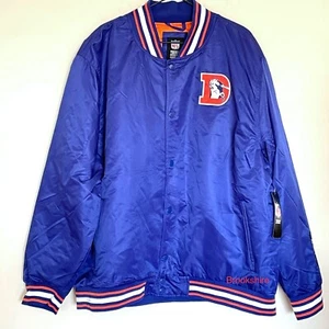 NFL Team Apparel Denver Broncos Bomber Jacket Size 2XL - Picture 1 of 7