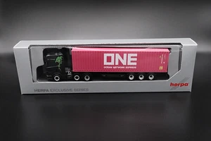 Herpa Scania 3a/3a TL 40' Highcube Container "OK-Trans/ONE" *Sonderserie* - Bild 1 von 6