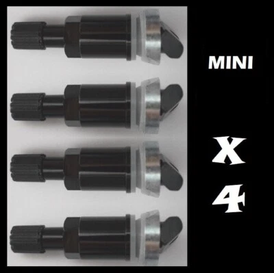 4 x Kit de servicio de vástago sensor de presión de neumático de válvula TPMS para Mini Countryman Clubman Foto 1 de 4