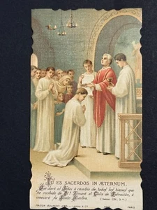 holy card chromolithography santino image pieuse "COMUNION" - Picture 1 of 1