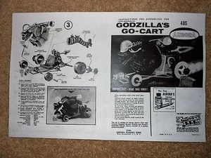 Aurora 1966 Godzilla's Go-Cart Anleitung - Bild 1 von 10
