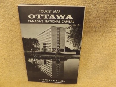 OTTAWA Canada's National Capital 1961 Road Map - Image 1 of 4