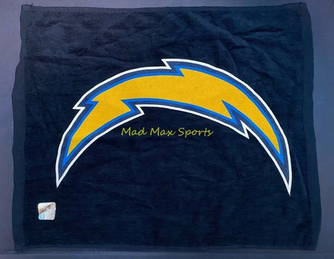 100% Authentic LOS ANGELES CHARGERS Regular Season SGA Fan Rally Hand Towel Cover