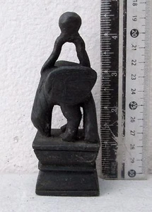 ¡RARO! Águila de bronce peso opio 19thc. 600gr. - Imagen 1 de 5
