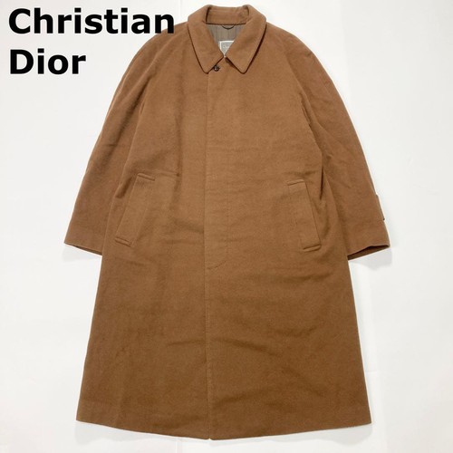Cappotto lungo donna Christian Dior marrone cashmere taglia M autentico dal Giappone