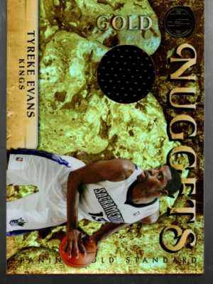 B4522 2010-11 Panini Gold Standard Nuggets G Materials 9 Tyreke Evans Jersey/199 - Image 1 of 2