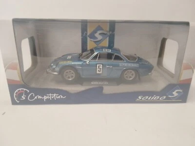 Solido Alpine Renault A110 1600 #5 Nicolas Olympia Rally 1972 1/18 S1804205 - Immagine 1 di 3