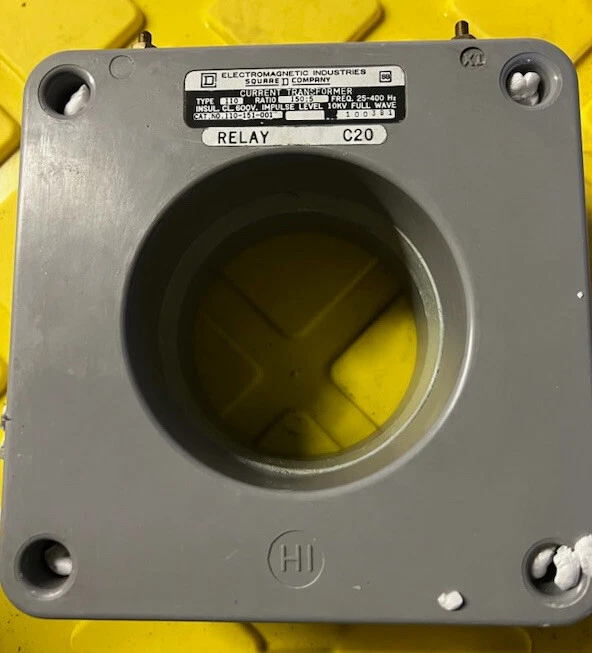 Square D 110-151-10 Current Transformer 10k Type 110 Ratio 150:5 Freq 25-400Hz - Image 1 of 4
