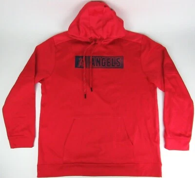 MLB Los Angeles Angels Red Adult Hooded Sweatshirt Hoodie Sz XL - Image 1 of 4