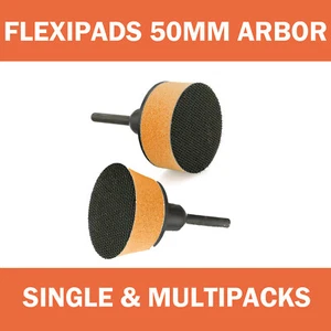 Flexipads 50mm Sanding Pad Arbor Straight and Tapered - Woodturning Bowl Sander - Picture 1 of 10