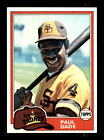 1981 Baseball Topps Paul Dade San Diego Padres 496 2