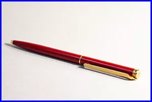 DIPLOMAT KUGELSCHREIBER in Rot & Gold Vintage um 1990, mit blauer Mine - Bild 1 von 5