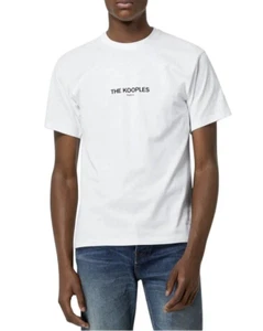 NWT THE KOOPLES WHITE JERSEY LOGO TOP - T-SHIRT SIZE 3/L - Picture 1 of 14