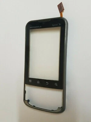 Digitalizador Frontal Pantalla Inicio Menú Teclas Piezas Para Sprint Motorola XPRT MB612 Xpert Foto 1 de 3