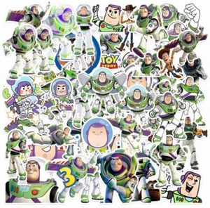 πͺ Confezione da 50 Adesivi Buzz Lightyear β Decalcomanie in Vinile per Portatili, Bottiglie e Altro π - Foto 1 di 6