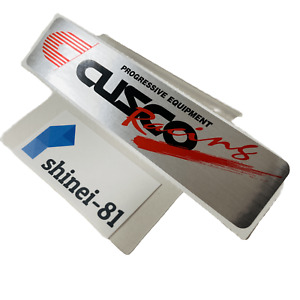Cusco Sticker Decal Silver AA 14 AA14 AA-14 5.51"x1.18" 140 × 30mm JDM Racing
