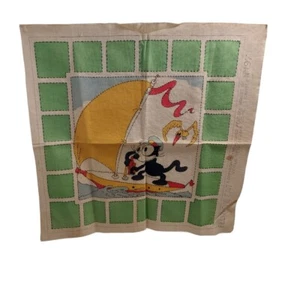 Felix The Cat  Vogue Needlepoint Pillow Cover C. 1930's RARE Needlecraft  - Picture 1 of 12
