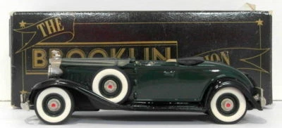 Brooklin escala 1/43 BRK6A - 1932 Packard Light 8 convertible cupé verde Foto 1 de 4