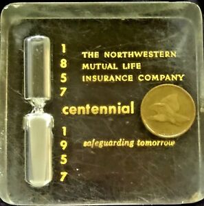 Northwestern Mutual Life Ins. Company Centennial Timer & 1857 Flying Eagle Cent 