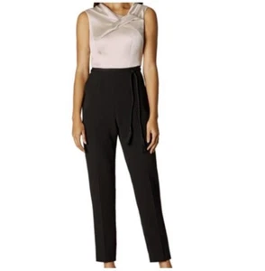 NWT Karen Millen Two Tone tassel belt jumpsuit Size US 8  - Picture 1 of 7