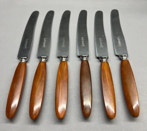 Vintage Solingen P.E.Klein Jr. Flatware Set of 6 German Knives Bakelite Handles - Picture 1 of 6