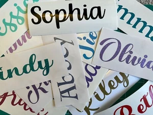 Personalized Name Sticker Vinyl Decal For Yeti Tumbler Stanley Water Bottle Cup - Picture 1 of 5