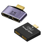 HD 1 In 2 Out HD Adapter For TV, 1080P HD Audio Splitter, Double HD Adapter Type