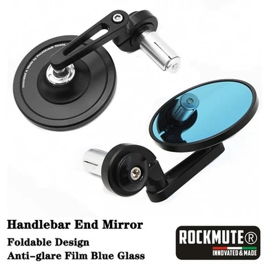 Handlebar Convex Rear View Mirror Bar End For W800 W650 W1/SS W2SS W2TT W175 - Image 1 of 4