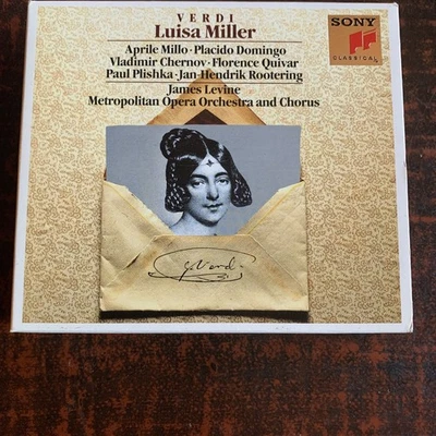 Placido Domingo James Levine: Verdi: Luisa Miller - Sony  2CD  Booklet NEW Foto 1 de 2