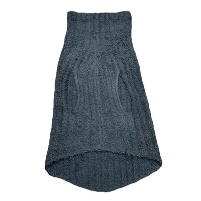 Barefoot Dreams Pet CozyChic Ribbed Dog Sweater Slate Blue Grey Small S - Image 1 of 4