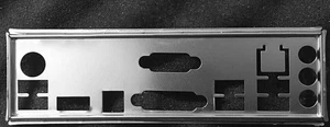 OEM I/O Shield For ASUS P8H77-V LE & P8H77-M & P8Z77-V LX Motherboard Backplate - Afbeelding 1 van 1