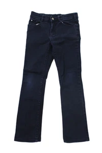Jacadi Boys Cotton Zip Button Skinny Leg Casual Pants Navy Blue Size 8Y - Picture 1 of 8